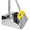 Dustpan and Broom, variant on 3 Pack Stainless Steel Dustpan Metal With Handle Heavy Duty Dust Pan Upright For Home Office Lobby