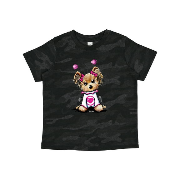 Inktastic Love Bug Yorkie Boys or Girls Toddler T-Shirt