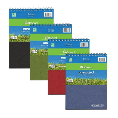 UPC: 0070972133631 | EARTHTONE BIOBASE WB FLIPPR 8.5 x11.5 COLLEGE RULED W/MRG ASST COV