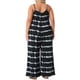 thumbnail image 3 of GRACE & GRANDEUR Mono de mujer de talla grande, con tirantes ajustables, sin mangas, elástico, de pierna ancha, casual de verano, pantalones largos, 3X negro, 3 of 6