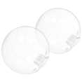 thumbnail image 1 of 2 pantallas de repuesto para lámpara de globo de vidrio: Lámpara de globo redonda transparente con base de rosca G9 - Ideal para dormitorio, sala de estar y comedor, 1 of 7
