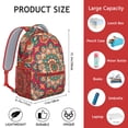 thumbnail image 3 of Boho Chic Mandala Waterproof Backpack - Breathable Ergonomic School Bag for Teenagers, 3 of 6