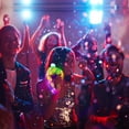 thumbnail image 3 of Clear LED Light up Musical Flashing Tambourine | Halloween Party Supplies, 3 of 4