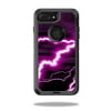 Skin Decal Wrap Compatible With OtterBox Defender iPhone 7 Plus Case Purple Lightning
