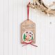 thumbnail image 1 of Nuevas decoraciones navideñas, colgante de arco ahuecado de madera para Navidad, árbol de Navidad, colgante de madera, decoración de escena, 1 of 4