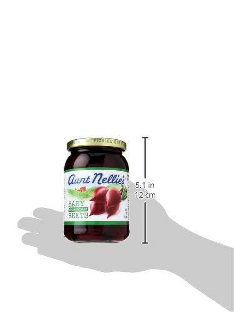 Aunt Nellie's Sliced Pickled Beets, 16 oz glass jar (4 pack)