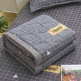thumbnail image 1 of Summer Quilt, 150x200 cm Lightweight Washed Cotton Air-Conditioning Quilt, Gray Breathable Hypoallergenic Padding, Machine Washable, 1-Piece, 1 of 6