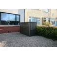 thumbnail image 2 of Biohort BIO1250 7 x 3 x 4 ft. HighBoard 200 Metal Trash Can Storage, Metallic Dark Grey, 2 of 11