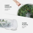thumbnail image 6 of Clear Wreath Storage Container -30x23.6 Inch Wreath Storage Bag with Zipper and Dual Handles for Artificial Christmas Wreaths, Garlands & Holiday Decorations - Wreath Box, 6 of 8
