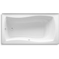 thumbnail image 5 of Kohler 1224-GHLA-0 66 x 36 in. Mariposa Drop-In & Alcove Heated Bubblemassage Air Left Bath Drain - White, 5 of 7