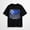 Blue, variant on Cheer Mom Biggest Fan Cheerleader Black Yellow Gold Pom Pom T-Shirt