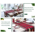 thumbnail image 3 of Bearachild Camino de navideño, suministros para fiestas de restaurante, accesorios, adornos de mesa, diseño de escena, mantel a cuadros, Kits de decoración para fiestas, 3 of 6