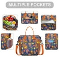 thumbnail image 2 of Artistic Ethnic Insulated Tote Bag - Large Leakproof Picnic Cooler with Thermal Lining & Easy-Clean Exterior (Exotic Chic Design), 2 of 6