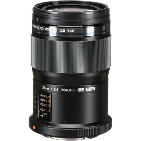 Olympus - M.Zuiko Digital ED 60mm f/2.8 Macro Lens for Select Cameras - Black