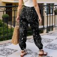 thumbnail image 5 of Women's Pajama Pants Soft Pj Pants Lounge Pajama Bottoms Halloweens Cute Print Pjs Pants with Pockets Loose Fit Loungewear Bottoms, 5 of 6