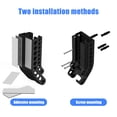 thumbnail image 3 of Wall-Mounted Battery Organizer - Dual-Layer AA/AAA Storage Rack with Mounting Holes, Plastic Battery Management System, 3 of 6