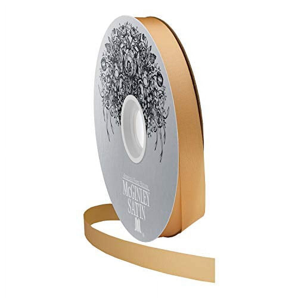 Burton & Burton #3 Old Gold Satin Ribbon