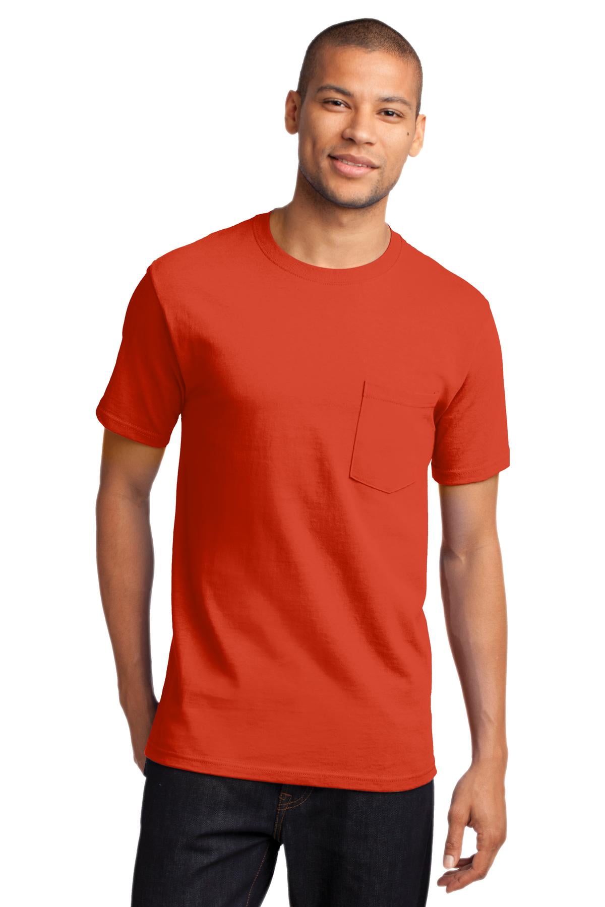 Port /& Company Mens Tall Essential T Shirt with Pocket