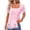 8# Pink, variant on Lace Short Sleeve Blouse for Women Elegant Scalloped Square Neck Solid Colors Dressy Casual Shirts Tops Office Date Party White L