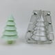 thumbnail image 3 of Molde para hacer velas Perfecl de árbol de Navidad DIY de plástico perfumado, 3 of 8