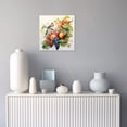 thumbnail image 4 of ZHONGYUTONG Fruit Canvas Wall Art Colorful Tropical Fruit Pictures Wall Decor Watercolor Painting for Kitchen Dining Room Framed (16.00" x 16.00"), 4 of 4