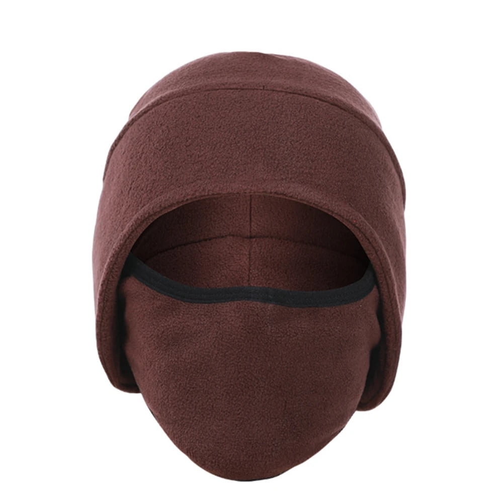 Weloille Motorcycle Full Face Mask Unisex Winter Ski Warm Mask Fleece Hat Ear Protection