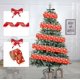 thumbnail image 1 of Cinta Navideña de Peluche Decorativa, Lazo Rojo Navideño, Suministros para Ambientar Regalos., 1 of 6
