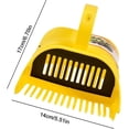 thumbnail image 3 of Berry Picker Blueberry Rake Scoop Comb Garden Picking Tool Fruit Harvester Metal Garden Outdoor Rake Scoop For Fruit Foraging Harvesting Collector, 3 of 5