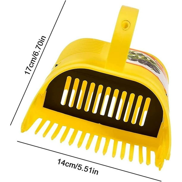 Berry Picker Blueberry Rake Scoop Peine Herramienta de recolección de jardín Cosechadora de frutas Jardín de metal Rastrillo al aire libre Scoop para recolección de frutas Recolector de recolección