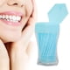 thumbnail image 5 of Palillo de dientes para el hogar, 200 piezas Palillo de dientes de doble cabeza Palillo de dientes de grado alimenticio Palillo de dientes para eliminar el sarro Lograr más, 5 of 5
