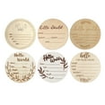 thumbnail image 2 of 18 discos de hitos para , tarjetas de hitos mensuales de doble cara para , niños y niñas, accesorios para fotos de recién nacidos, regalos, 2 of 9