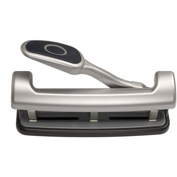Officemate EZ Lever 2-3 Hole Adjustable Punch w/Lever Handle, 25 Sheet Capacity (90052)