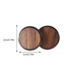 thumbnail image 4 of 1 Pair Wooden Round Sleeve Buttons Delicate Shirt Buttons Durable Cuff Studs, 4 of 9