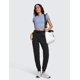 thumbnail image 3 of Pantalones Joggers CRZ YOGA de Cintura Alta 72 cm Transpirables Negro M, 3 of 8