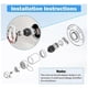 thumbnail image 5 of RP50587 for Valve & RP46463 Shower Replacement Single Handle Faucets Repair Parts, 5 of 5