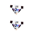 thumbnail image 4 of Soidarity Protector abdominal de ingle para niños para Muay Thai Grappling MMA Fighting Blanco METRO 2piezas, 4 of 6