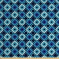 thumbnail image 1 of Abstract Fabric by the Yard, Boho Retro Geometric Shapes in Grunge Tones Effects, Upholstery Fabric for Dining Chairs Home Decor Accents, Violet Blue Sky Blue by Ambesonne, 1 of 4
