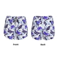 thumbnail image 5 of Picia Butterflies Pattern Women's 2 in 1 Athletic Running Shorts High Waisted Workout Casual Gym Sweat Shorts with Comfy Liner Zipper Pockets-X-Large, 5 of 9