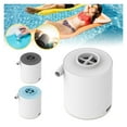 thumbnail image 2 of USB Electric Inflate/Deflate Air Pump Low Noise Mute Ultralight Rechargeable Outdoor Energy-saving Air-Pump With Camping Light, 2 of 7