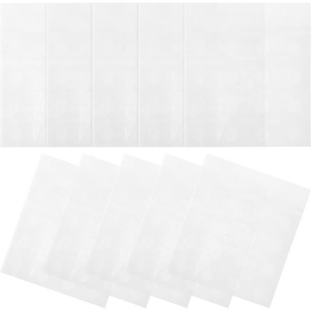 Tineasur 50 Sheets White Round Double Sided Adhesive Dots Balloon Dot Glue