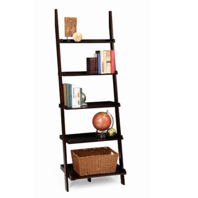 Convenience Concepts 8043391es Bookshelf Ladder In Espresso