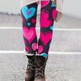 thumbnail image 3 of TaTaai Women's Valentine Print Casual Yoga Leggings, Valentine's Day Gift, Daily Home Activewear Leggings Gift, 3 of 6