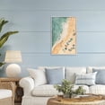 thumbnail image 2 of Stupell Industries Casual Beach Aerial Perspective Gray Framed Giclee Art, design by LSR Design Studio, 24 x 16, 2 of 8