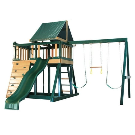 Congo Monkey Playsystem Observer Wooden Swing Set