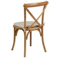 thumbnail image 5 of Flash Furniture 2 Pk. HERCULES Series Oak Cross Back Chair with Cushion, 5 of 8