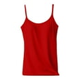 thumbnail image 4 of Tank Tops with Built in Bras Womens Cotton Camisole Adjustable Straps With Built-in Frame Bra Undershirt Tank Top, 4 of 6