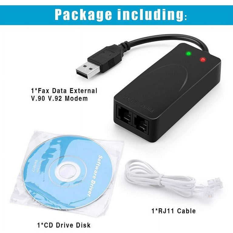 Hiro Usb USB 56k Voice, Fax, Data External V. 90, V. 92