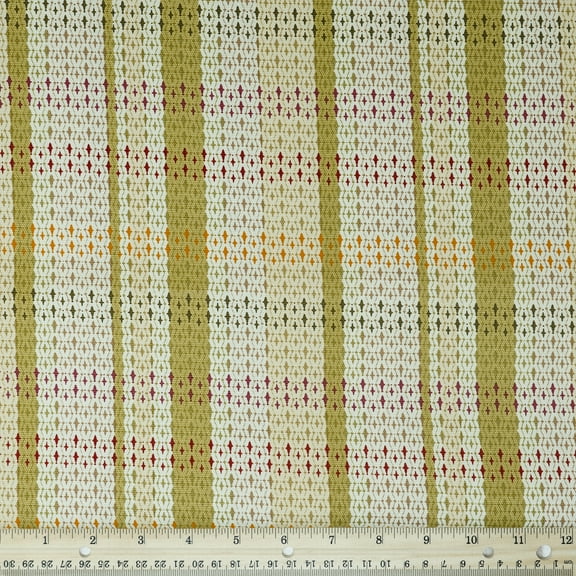 Waverly Inspirations 45" 100% Cotton Plaid Sewing & Craft Fabric 8 yd By the Bolt, Antique