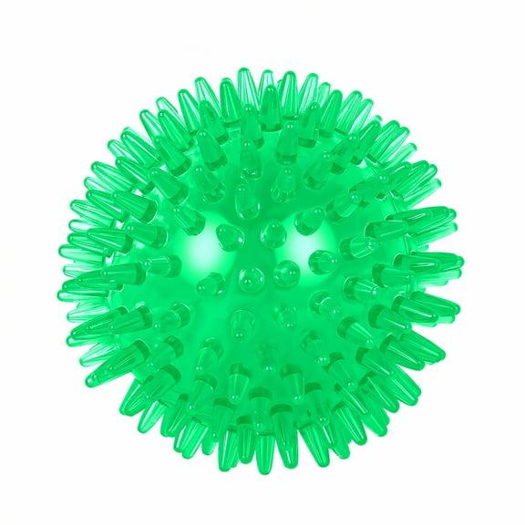BESTSKY Dog Balls for Aggressive Chewers,Optimized Size Dog Squeaky Toys,Anti-Choking Design Interactive Dog Ball,Green,2"