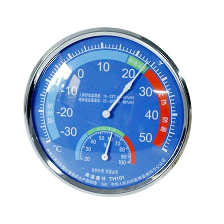 

New Household Round Screen Thermometer Thermo-hygromete with 3D Pointer Indoor Outdoor